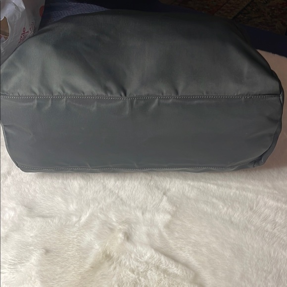 Prada -Tessuto Pecono- Dark Gray Nylon Tote Bag - Picture 5 of 16